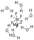 Magnesium fluorosilicate  hexahydrate Struktur