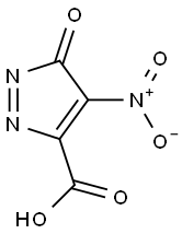 4-Nitrocarboxypyrazolone Struktur