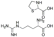 L-Arginine thiazolidine carboxylate Struktur