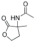 (+/-)-N-(3-METHYL-2-OXOTETRAHYDRO-3-FURYL)ACETAMIDE Struktur