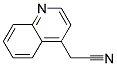 (4-QUINOLYL)ACETONITRILE Struktur