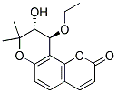 (9R-TRANS)-10-ETHOXY-9-HYDROXY-8,8-DIMETHYL-9,10-DIHYDROPYRANO(2,3-F)CHROMEN-2(8H)-ONE Struktur