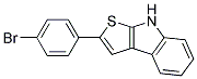 2-(P-BROMOPHENYL)-8H-THIENO(2,3-B)INDOLE Struktur