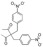 3,3-BIS(4-NITROBENZYL)-2,4-PENTANEDIONE Struktur