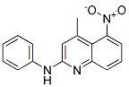 4-METHYL-5-NITRO-N-PHENYL-2-QUINOLINAMINE Struktur