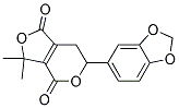 6-(1,3-BENZODIOXOL-5-YL)-3,3-DIMETHYL-6,7-DIHYDROFURO(3,4-C)PYRAN-1,4(3H)-DIONE Struktur