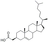 5-CHOLESTEN-3B-YLACETATE Struktur