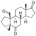 6,17-DIOXO-3A,5-CYCLO-5A-ANDROSTAN-19-AL Struktur