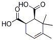 CIS-3,3,4-TRIMETHYL-4-CYCLOHEXENE-1,2-DICARBOXYLICACID Struktur