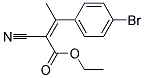 ETHYL(Z)-4-BROMO-A-CYANO-B-METHYLCINNAMATE Struktur