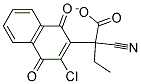 ETHYL(3-CHLORO-1,4-DIOXO-1,4-DIHYDRO-2-NAPHTHYL)CYANOACETATE Struktur