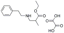 ETHYL2-METHYL-3-(PHENETHYLAMINO)PROPIONATEOXALATE Struktur