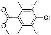 METHYL4-CHLORO-2,3,5,6-TETRAMETHYLBENZOATE Struktur