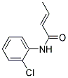 N-(O-CHLOROPHENYL)CROTONAMIDE Struktur