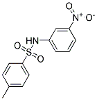 N-(M-NITROPHENYL)-P-TOLUENESULFONAMIDE Struktur