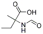 N-FORMYL-2-ETHYL-DL-ALANINE Struktur