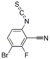 4-Bromo-2-cyano-3-fluorophenylisothiocyanate Struktur