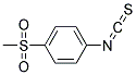 4-Methylsulfonylphenylisothiocyanate Struktur