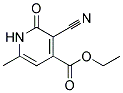 Ethyl3-Cyano-6-methyl-2-oxo-1,2-dihydro-pyridine-4-carboxylate Struktur