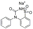 4-Phenyl-2H-1,2,4-benzothiadiazin-3(4H)-one-1,1-dioxidesodiumsalt Struktur