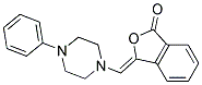 (Z)-3-((4-Phenylpiperazin-1-yl)methylene)isobenzofuran-1(3H)-one Struktur