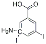 5-AMINO-3,5-DIIODOBENZOIC ACID
 Struktur