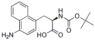 3-(4-AMINONAPHTHALEN-1-YL)-N-BOC-D-ALANINE
 Struktur