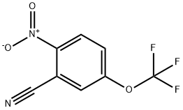 2-NITRO-5-(TRIFLUOROMETHOXY)BENZONITRILE
 Struktur