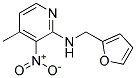 Furan-2-ylmethyl-(4-methyl-3-nitro-pyridin-2-yl)-amine Struktur