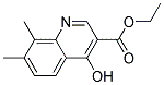 ethyl 4-hydroxy-7,8-dimethylquinoline-3-carboxylate Struktur