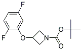 3-(2,5-Difluoro-phenoxy)-azetidine-1-carboxylic acid tert-butyl ester Struktur