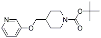 4-(Pyridin-3-yloxymethyl)-piperidine-1-carboxylic acid tert-butyl ester Struktur