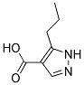 5-propyl-1H-pyrazole-4-carboxylic acid Struktur