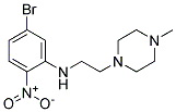 (5-Bromo-2-nitro-phenyl)-[2-(4-methyl-piperazin-1-yl)-ethyl]-amine Struktur