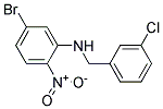 (5-Bromo-2-nitro-phenyl)-(3-chloro-benzyl)-amine Struktur