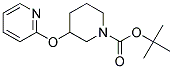 3-(Pyridin-2-yloxy)-piperidine-1-carboxylic acid tert-butyl ester Struktur