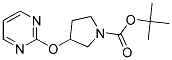 3-(Pyrimidin-2-yloxy)-pyrrolidine-1-carboxylic acid tert-butyl ester Struktur