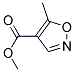 methyl 5-methylisoxazole-4-carboxylate Struktur