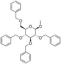 Methyl 2,3,4,6-Tetra-O-benzyl-beta-D-glucopyranoside Struktur