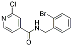 N-(2-Bromo-benzyl)-2-chloro-isonicotinamide Struktur