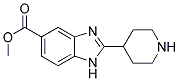 methyl 2-piperidin-4-yl-1H-benzimidazole-5-carboxylate Struktur