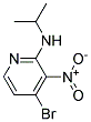 (4-Bromo-3-nitro-pyridin-2-yl)-isopropyl-amine Struktur