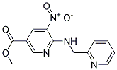 5-Nitro-6-[(pyridin-2-ylmethyl)-amino]-nicotinic acid methyl ester Struktur