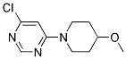 4-Chloro-6-(4-methoxy-piperidin-1-yl)-pyrimidine Struktur