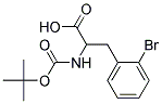 3-(2-bromophenyl)-2-[(tert-butoxycarbonyl)amino]propanoic acid Struktur