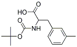 2-[(tert-butoxycarbonyl)amino]-3-(3-methylphenyl)propanoic acid Struktur