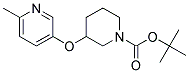 3-(6-Methyl-pyridin-3-yloxy)-piperidine-1-carboxylic acid tert-butyl ester Struktur