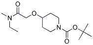 TERT-BUTYL 4-2-[ETHYL(METHYL)AMINO]-2-OXOETHOXYPYPERIDINE-1-CARBOXYLATE Struktur