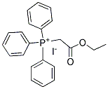 CARBETHOXYMETHYL TRIPHENYL PHOSPHONIUM IODIDE Struktur