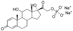 Prednisolone phosphate disodium salt Struktur